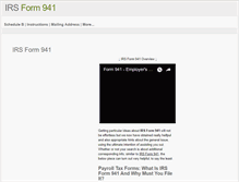 Tablet Screenshot of irsform941.org
